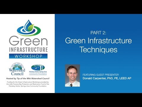 Green Infrastructure Workshop- Part 2: Green Infrastructure Techniques