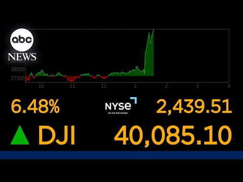 US stocks surge as Trump announces 90-day pause on some tariffs