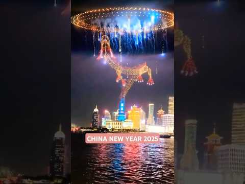 Shanghai, China New Year Celebration 2025 #newyear2025 #newyear #china