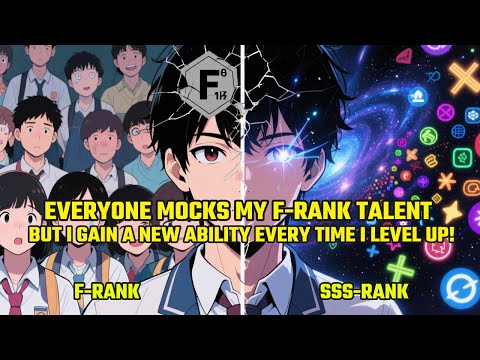 Everyone Mocks My F-Rank Talent, But My SECRET is I Gain a New Ability Every Time I Level Up！