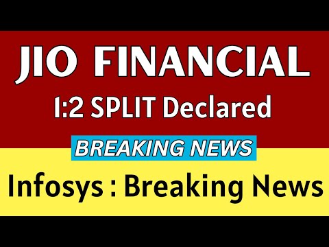 JIO FINANCIAL SERVICES latest news 🚨 1:2 SPLIT DECLARED 🚨 BAJAJ FINANCE share news today