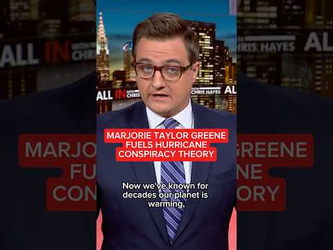 Marjorie Taylor Greene fuels hurricane conspiracy theory