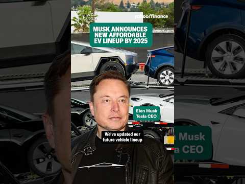 @tesla earnings: Musk announces new affordable EV lineup by 2025 #shorts
