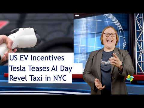 ECOTEC 185 - US EV Incentives, Tesla Teases AI Day, Revel Taxi in NYC