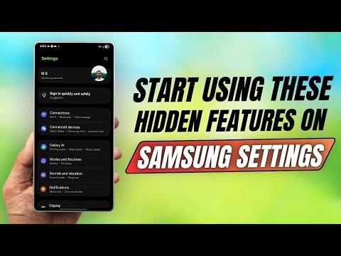 Hidden Features On SAMSUN SETTINGS APP You are not using ! Tips &amp; Tricks - One UI 7