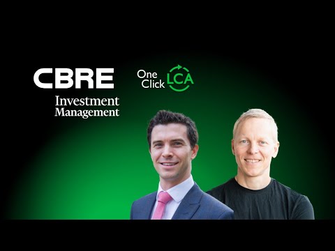 Embodied carbon as critical investment criteria — keynote talk with CBRE Investment Management