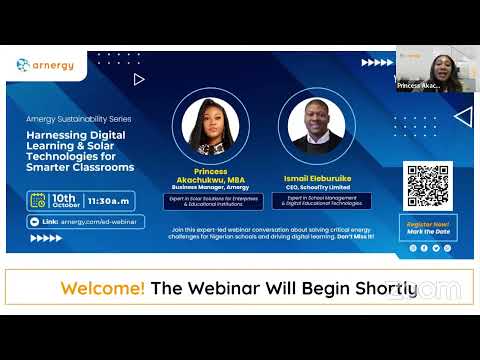 Webinar: Harnessing Digital Learning and Solar Technologies for Smarter Classrooms