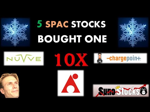 5 SPAC STOCKS 5-10X GROWTH: Nuvve (NBAC) AvePoint (APXT) Chargepoint (SBE) Arrival (CIIG) Skillz