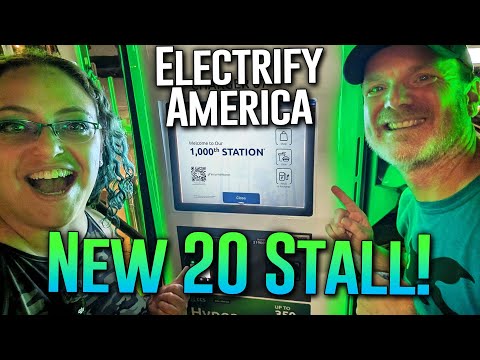 Electrify America&#039;s new 20 stall Charging Station in San Diego (San Francisco&#039;s is better!)