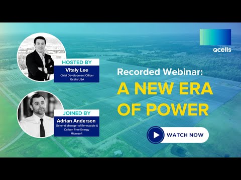 A New Era Of Power Webinar: Renewable Energy Procurement