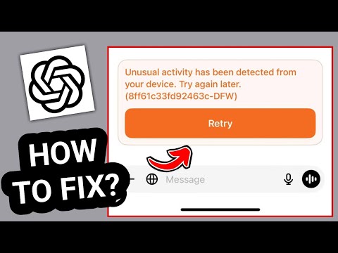 How to Fix ChatGPT &quot;Unusual Activity&quot; Error Fast!