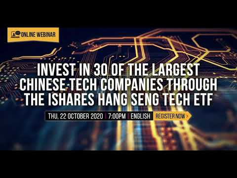 Invest in 30 of the Largest Chinese Tech Companies through the iShares Hang Seng Tech ETF