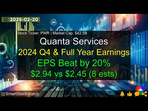 Quanta Services (PWR|$42.5B) - 2024 Q4 &amp; Full Year Earnings Analysis