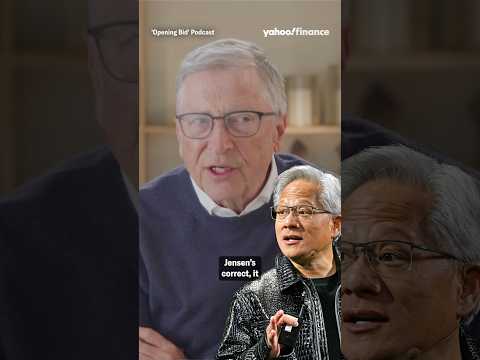 Bill Gates: @NVIDIA CEO Jensen Huang &#039;is correct&#039; about quantum computing #shorts
