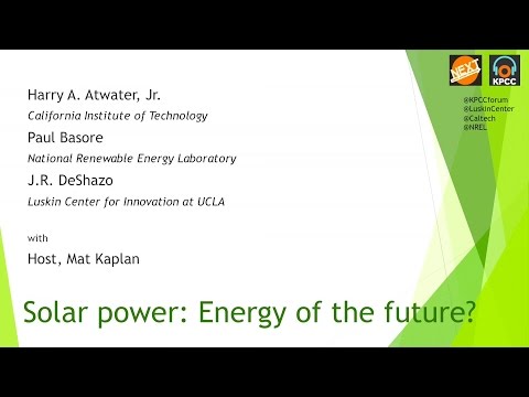 NEXT: Solar power - energy of the future?