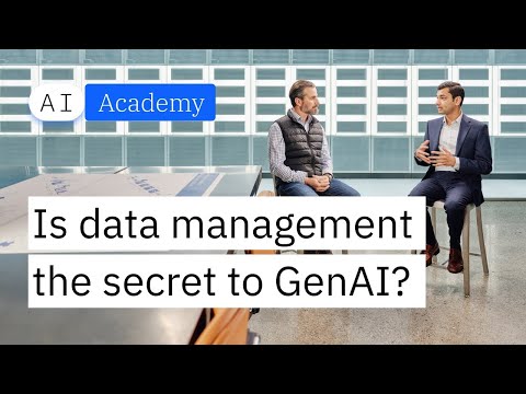 Is data management the secret to generative AI?