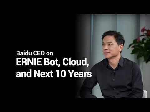 Baidu CEO Robin Li: Generative AI ERNIE Bot and the Future It Brings