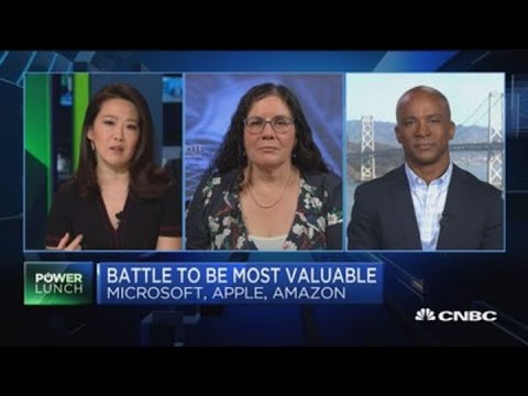 Apple, Amazon and Microsoft battle to be most valuable company
