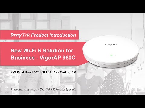 DrayTek Product Briefing: New Wi Fi 6 Solution for Business