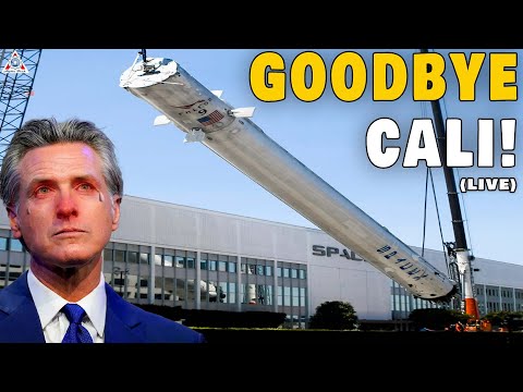 What SpaceX &amp; Elon Just Did in Texas Shocked The Cali&#039;s Gov...