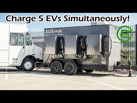 Revolutionizing EV Charging: Introducing the Compact and Powerful Xos Hub 2.0.