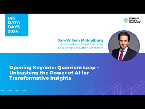 Keynote: Quantum Leap - Unleashing the Power of AI for Transformative Insights Jan-Willem Middelburg