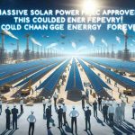 Massive Solar Power Project Approved! This Could Change Energy Forever